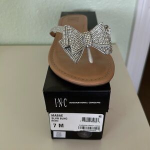 Mabae Silver Bling Sandals
